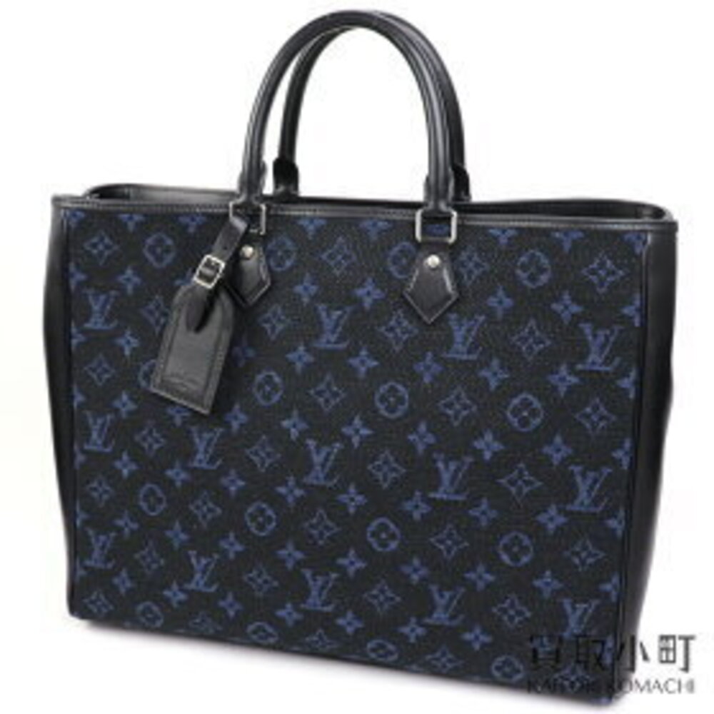 Louis Vuitton Grand Sac Monogram Jacquard Tote Bag LV Eclipse Black